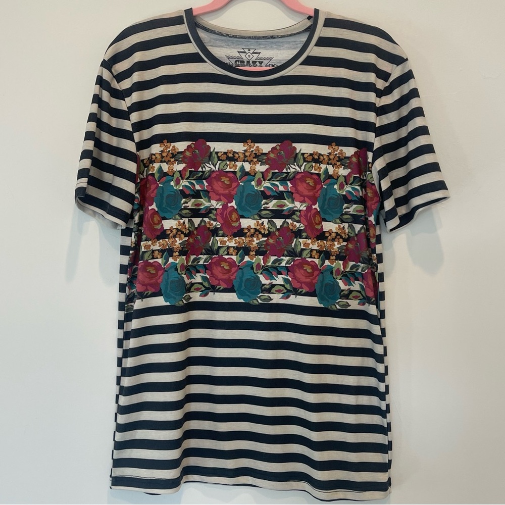 Crazy Train Floral Graphic Tee